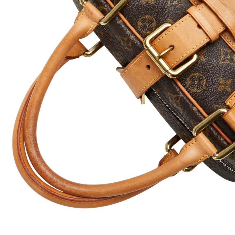 Louis Vuitton Monogram Manhattan GM Handbag/Boston Bag M40025 Brown Leather W... - Picture 4 of 16